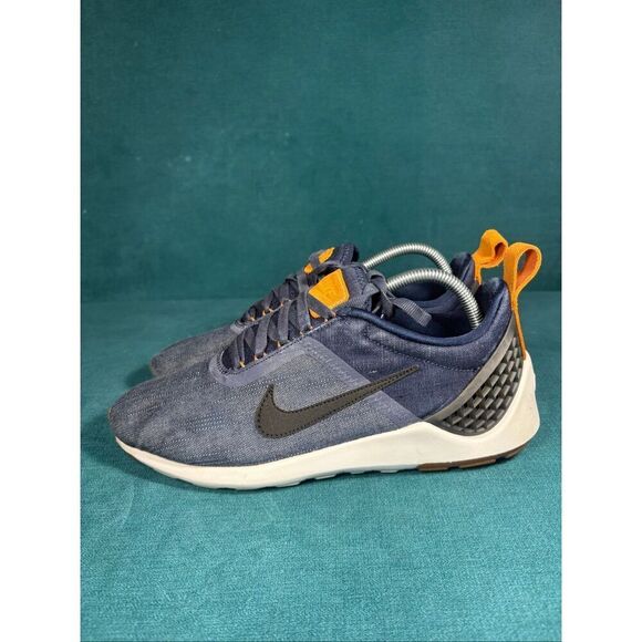 Nike Lunarestoa 2 Essential Men’s Size 8.5 Blue Orange Running Shoes Lightweight main image 4